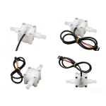 ZQ-02-3 0.3–8 LPM Acid & Alkali Resistant PVDF Micro Water Flow Hall Effect Flowmeter